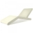 Chaise longue extérieur design blanche WOK Couleur Blanc Matière Polyethylène