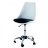 Chaises de bureau design Irène (X2) Couleur Blanc Matière Polypropylene