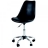 Chaises de bureau design Irène (X2) Couleur Noir Matière Polypropylene