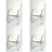 Chaises design Round blanches (X4) Couleur Blanc Matière Polyurethane