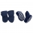 Chaussons bébé anti-dérapants laine - Marine 4 - 8 mois (8 cm environ)