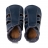 Chaussons cuir souple - Sandale bleu