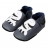 Chaussons cuir souple - Zèbre 26 16,20 cm