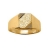 Chevalière rect.10*08 diamantée vermeil
