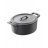 Cocotte avec couvercle noir effet fonte 45 cl Belle Cuisine