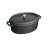 COCOTTE OVALE STAUB 8L/37 CM NOIR MAT