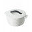 Cocotte ronde 10cm S/IND blanc Kilimandjaro, REVOLUTION