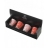 COFFRET NOIR Gobelets Froisses ESPRESSO 8 CL POIS ROUGE ET ROUGE