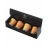 COFFRET NOIR Gobelets Froisses ESPRESSO 8 CL VICHY ORANGE ET ORANGE