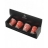 COFFRET NOIR Gobelets Froisses ESPRESSO 8 CL VICHY ROUGE ET ROUGE