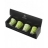 COFFRET NOIR Gobelets Froissés ESPRESSO 8 CL VICHY VERT ET VERT