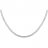 Collier acier maille ronde 50 55cm