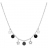 Collier acier multiple pampilles