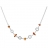 Collier argent<a title='bouquet de fleurs pour la saint-valentin' href='http://www.familyby.com/boutiques/detailCategorie/4211' style='text-decoration:none; color:#333'><strong> fleurs</strong></a> ambre véritable réglable