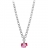 Collier argent rhodié enfant elephant rose - 40cm réglable 37