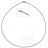 Collier cable argent