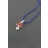 Collier chaine bleu klein et charms