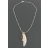 Collier Chaine et Plume