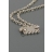 Collier mini biscuit en argent