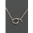 Collier Silver Number 9 argent