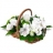 Composition<a title='bouquet de fleurs pour la saint-valentin' href='http://www.familyby.com/boutiques/detailCategorie/4211' style='text-decoration:none; color:#333'><strong> fleurs</strong></a> Panier angélique