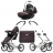 CONJUNTO DE SILLITA DE PASEO DUO 4 RIDER CHOCOLATE