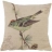 Coussin déco Oiseau Vert Athezza