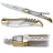 Couteau Laguiole Corne Blonde, Lame acier inox 12C27