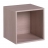 CUBE DECORATIF CP - 1510 COULEUR CERISIER