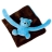 Doudou Eurobear bleu <a title='Offrir du chocolat à la saint-valentin' href='http://www.familyby.com/boutiques/detailCategorie/4222' style='text-decoration:none; color:#333'><strong>chocolat</strong></a>