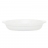 Emile Henry Plat ovale à oreilles 22 cm - Blanc