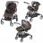 ENSEMBLE 3 EN 1 STREETY BROWN EARTH MARRON