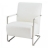 Fauteuil blanc Paula