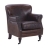 Fauteuil club en cuir Tucson meubles Hanjel