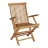 Fauteuil de jardin teck pliant LALYS