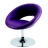 Fauteuil design SAINT BARTH pied chromé