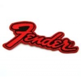 Fender Ecusson Logo Rouge