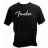 Fender Spaghetti Logo T-Shirt Black M