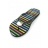 Flip Flop Tong Rayé Multicolore