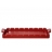 Grill fonte rectangle EMILE HENRY Grill Stone en céramique rouge