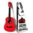 Guitare Acoustique Enfant 75cm Rouge