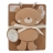 Hochet maille coton bio Teddy