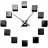 Horloge Do It Yourself Black autocollante KARLSSON