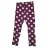 Leggings Dotty Raisin 4-5 ans 110 cm
