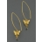 Longues boucles d'oreilles Renard