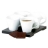 Lot de 4 tasses sur plateau bois - l'ensemble