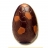 Mallard Ferrière Moule <a title='Offrir du chocolat à la saint-valentin' href='http://www.familyby.com/boutiques/detailCategorie/4222' style='text-decoration:none; color:#333'><strong>chocolat</strong></a> en polycarbonate 1 demi oeuf craquelée H 122 mm P001