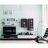 Meuble de salon mural Caracol <a title='Tout savoir sur la marque UNE' href='http://cadeau.familyby.com/post/13450813402/la-marque-une-un-maquillage-naturellement-bio-et-beau' style='text-decoration:none; color:#333' target='_blank'><strong>UNE</strong></a> EXCLU ATYLIA Couleur Wengue texturé Matière Mélamine