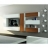 Meuble de salon mural Luna <a title='Tout savoir sur la marque UNE' href='http://cadeau.familyby.com/post/13450813402/la-marque-une-un-maquillage-naturellement-bio-et-beau' style='text-decoration:none; color:#333' target='_blank'><strong>UNE</strong></a> EXCLU ATYLIA Couleur Noyer Matière Mélamine