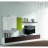Meuble de salon mural Trio <a title='Tout savoir sur la marque UNE' href='http://cadeau.familyby.com/post/13450813402/la-marque-une-un-maquillage-naturellement-bio-et-beau' style='text-decoration:none; color:#333' target='_blank'><strong>UNE</strong></a> EXCLU ATYLIA Couleur Vert Matière Mélamine